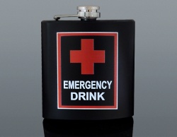 HIP-FLASK - EMERGENCY DRINK